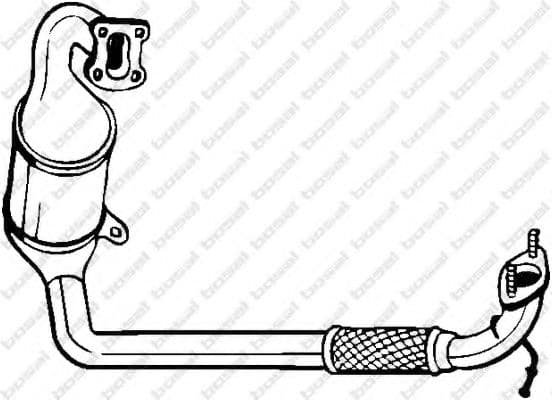 090-452 Bosal Катализатор