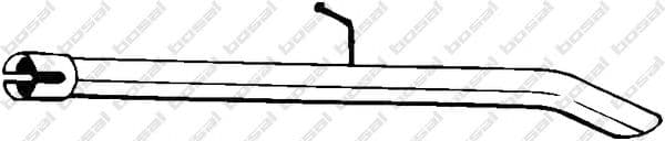 801-175 Bosal Приймальна труба для Ford Transit