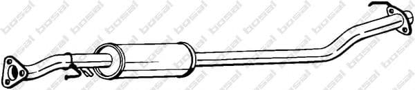 284-447 Bosal Средний глушитель выхлопных газов для Honda CR-V