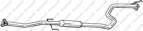 287-123 Bosal Середній глушник вихлопних газів для Honda Civic