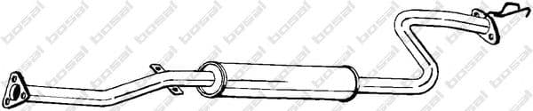 285-129 Bosal Середній глушник вихлопних газів для Honda CRX