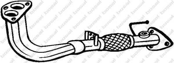 750-129 Bosal Приймальна труба для Honda Accord