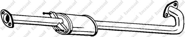 278-671 Bosal Середній глушник вихлопних газів