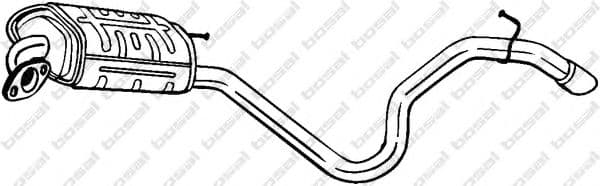 280-147 Bosal Глушитель выхлопных газов конечный для Hyundai i30