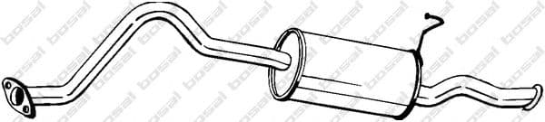 281-941 Bosal Глушник вихлопних газів кінцевий для Hyundai H-1