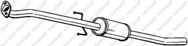 282-903 Bosal Средний глушитель выхлопных газов для Kia Ceed