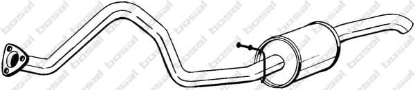 284-067 Bosal Глушитель выхлопных газов конечный для Land Rover Discovery