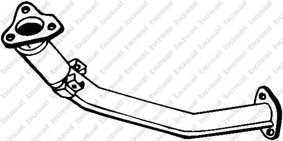 823-421 Bosal Приймальна труба для Mazda MX-5