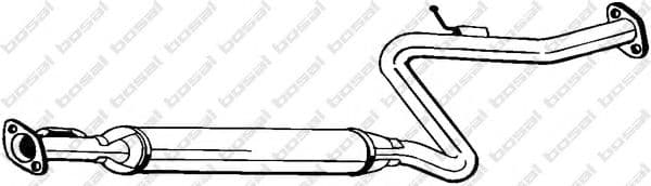 282-877 Bosal Средний глушитель выхлопных газов для Mazda Xedos 6