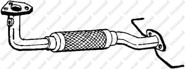 737-203 Bosal Приемная труба для Mazda 626