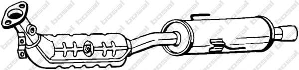 090-137 Bosal Каталізатор для Mazda 6