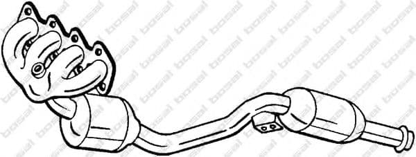 090-406 Bosal Каталізатор