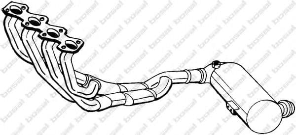 099-487 Bosal Каталізатор для Mercedes A-Class