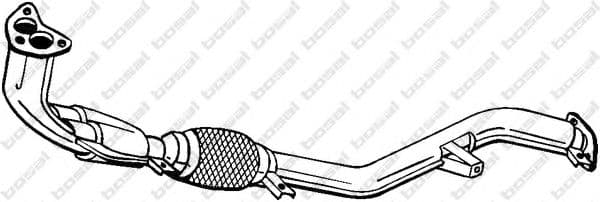 823-303 Bosal Приемная труба для Mitsubishi Space Wagon