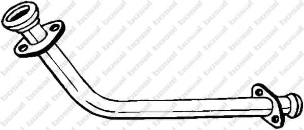 736-811 Bosal Приймальна труба для Mitsubishi L200