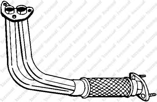 753-223 Bosal Приемная труба