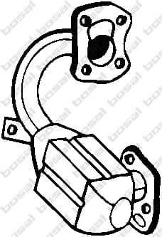 099-483 Bosal Каталізатор