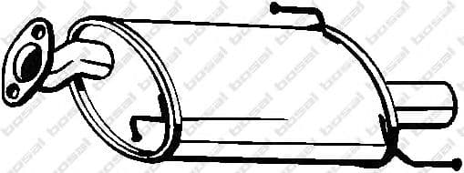 219-011 Bosal Глушник вихлопних газів кінцевий