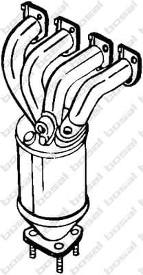 099-636 Bosal Каталізатор