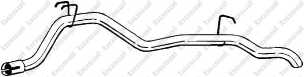470-373 Bosal Приймальна труба для Opel Frontera