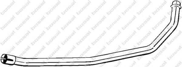884-009 Bosal Приемная труба для Renault 25