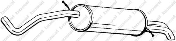 278-033 Bosal Глушитель выхлопных газов конечный