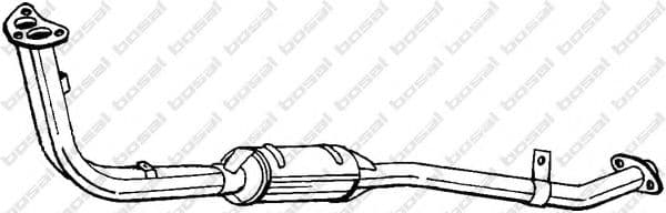 280-089 Bosal Средний глушитель выхлопных газов для Suzuki Samurai