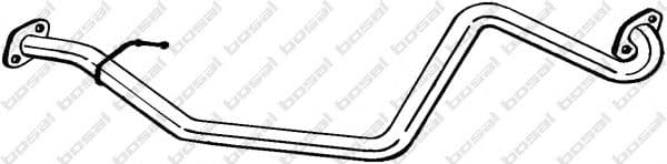 451-213 Bosal Приймальна труба для Suzuki Jimny