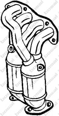 099-842 Bosal Каталізатор