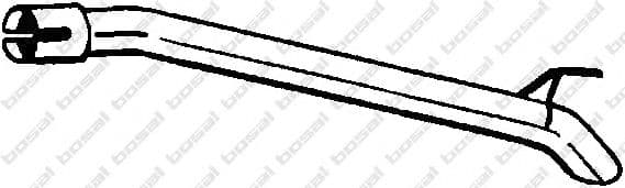 750-233 Bosal Приймальна труба для Volvo C30
