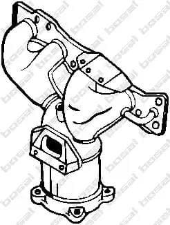 090835 Bosal Катализатор для Suzuki Swift