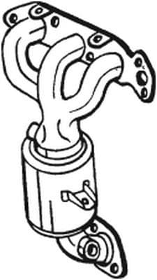 090202 Bosal Каталізатор