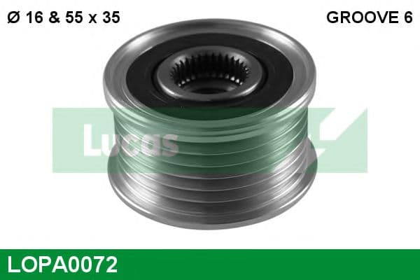 LOPA0072 Lucas Муфта генератора