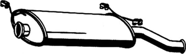 09.045 Asmet Глушник вихлопних газів кінцевий для Citroen Xsara