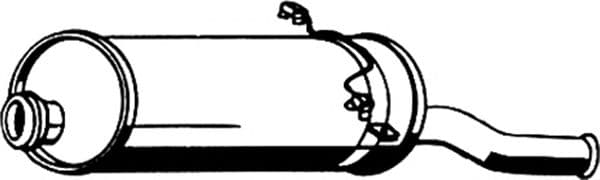 09.068 Asmet Глушитель выхлопных газов конечный для Citroen Xsara