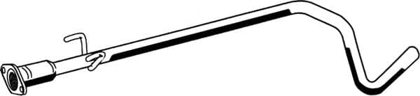 16.062 Asmet Приемная труба для Fiat Stilo