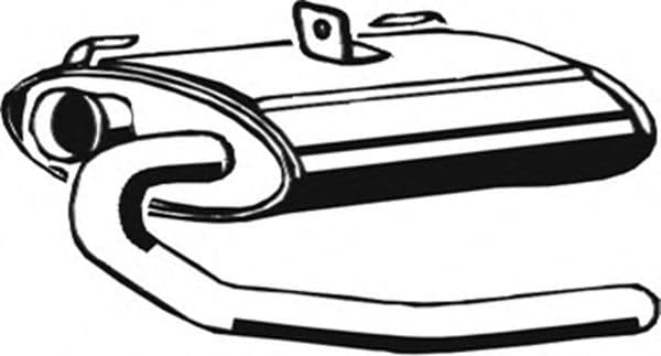 02.007 Asmet Средний глушитель выхлопных газов для Mercedes T1