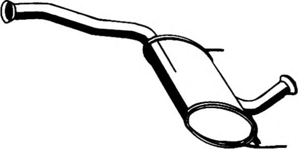 10.065 Asmet Средний глушитель выхлопных газов для Renault Laguna