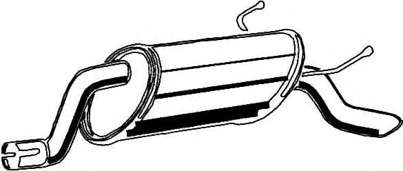 16.081 Asmet Глушник вихлопних газів кінцевий