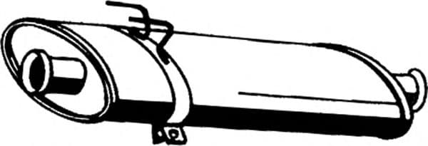 10.090 Asmet Середній глушник вихлопних газів