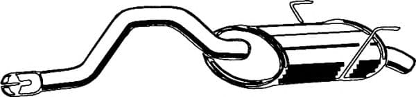 10.112 Asmet Глушитель выхлопных газов конечный для Renault Espace