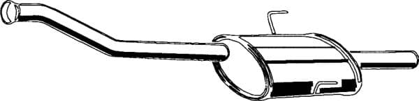 10.092 Asmet Середній глушник вихлопних газів для Renault Espace