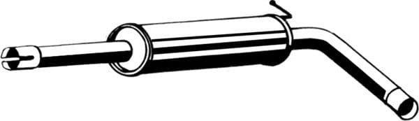 21.030 Asmet Середній глушник вихлопних газів