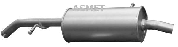 09.071 Asmet Глушитель выхлопных газов конечный