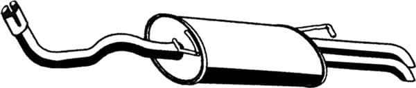 21.027 Asmet Глушник вихлопних газів кінцевий