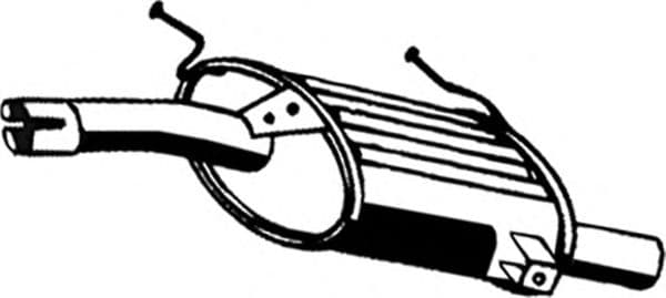 25.012 Asmet Глушник вихлопних газів кінцевий для Suzuki Swift