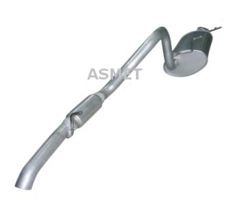 25.006 Asmet Глушник вихлопних газів кінцевий для Suzuki Grand Vitara