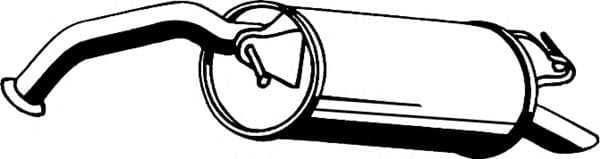 20.029 Asmet Глушник вихлопних газів кінцевий для Toyota Yaris