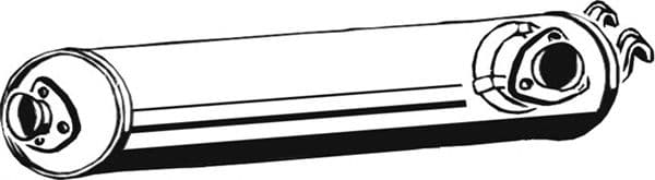 04.047 Asmet Средний глушитель выхлопных газов для Volkswagen LT