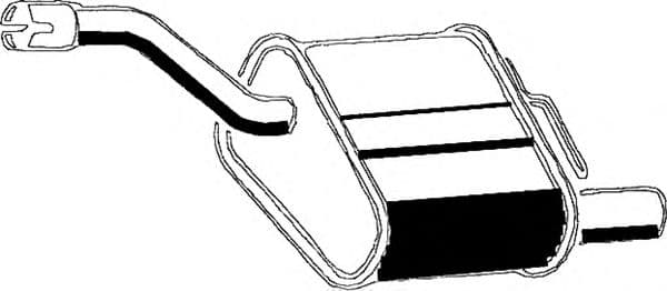 07.130 Asmet Глушник вихлопних газів кінцевий для Ford Focus